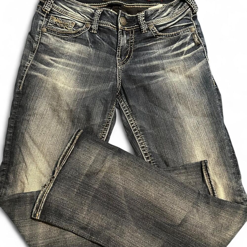 Silver-jeans-co Women's Blue Jeans size 29x31‎ Y2K EUC